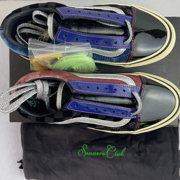 Vans Og Old Skool Lx (Sinner’s sclb)VN0A38FW03E,Men’s Sz US 4, Women's Sz US 5.5 - Picture 14 of 16